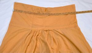 Stylish Orange Shalwar with Embroidery design