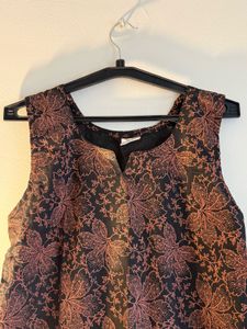 [NEW] Floral Sleeveless Kurti |  BLR Exhibitio