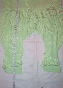 Shiny Mint Green Patiala suite