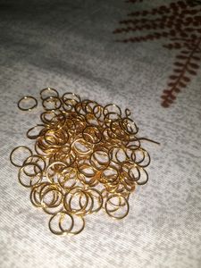 100 Pcs Golden Open Jumprings