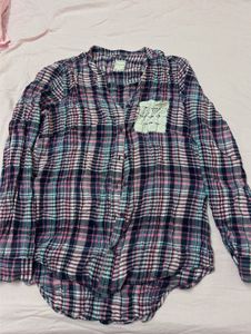 Trends Casual Plaid Button-Up Shirt