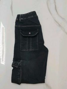 Boys Black Jeans Pent
