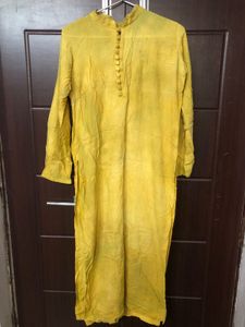 Yellow Cotton Kurta