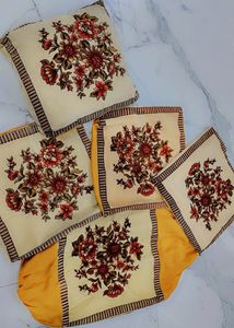 Vintage Floral Cushion Covers Set of 5