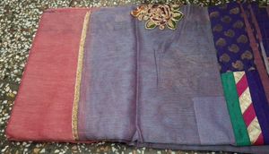 Elegant Saree with Embellished Border