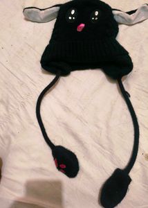 Air Flapping Woolen Cap