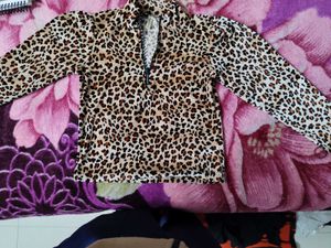 Animal Print Long Sleeve Top