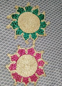 Handmade Jute Coasters - Set of 2