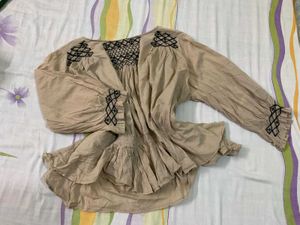 Boho Embroidered Tunic Top