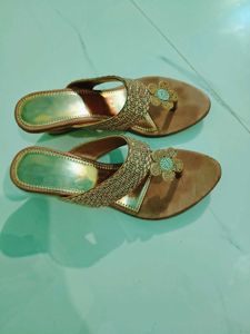 Embellished Flat Sandals