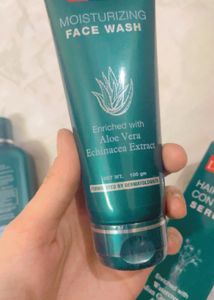 Facewash, Hair Serum, Conditioner