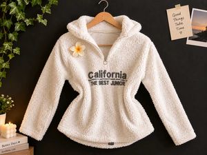Cozy California Teddy Fleece Hoodie
