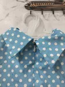 Cute Polka Dot Sleeveless Top