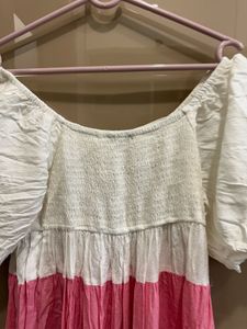 Tiered Colorblock Maxi Dress