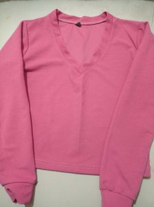 Cute Pink Long Sleeve Top