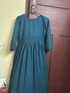 Embroidered Teal Kurta