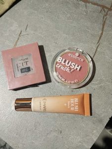 3 Blushes combo ; maybelline, essence, mars