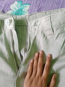 Beige Cargo Pants