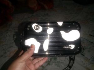 Funky Cow Print Crossbody Bag