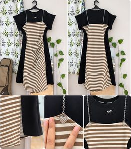 ✨Striped &amp; Black Bodycon Dress✨