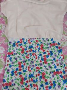 Floral Print Dress Xl