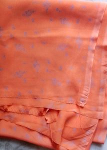 3 piece Orange unstitched suit