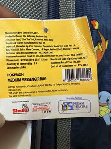 Pokemon Messenger Bag