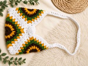 Handmade Crochet Shoulder Bag