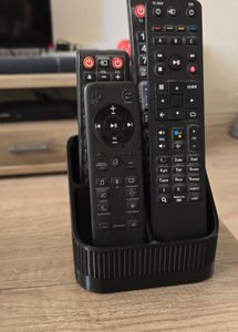 Black Remote Control Holder Caddy