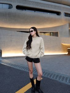 H&amp;M Beige Knitted Pullover
