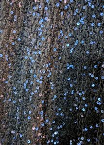 Sparkling Blue Sequin Ethnic Gown
