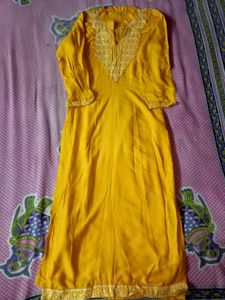 yellow Long kurti🧡💛