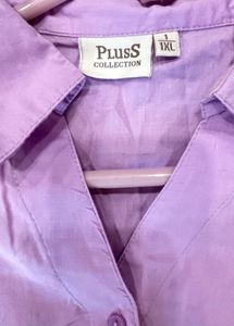 Lilac Tiered Midi Dress (Without Belt)