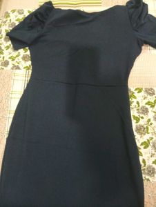 Elegant Navy Blue Dress