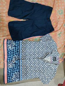 Stylish Boys’ 2-Piece Set – Shirt + Shorts