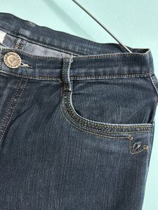 Dark Wash Classic Straight Leg Jeans
