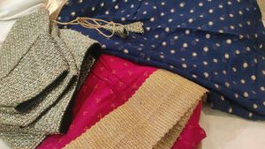 Vibrant Pink Ethnic Skirt