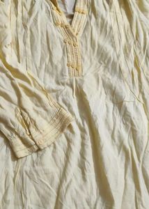 Light Yellow Kurta top