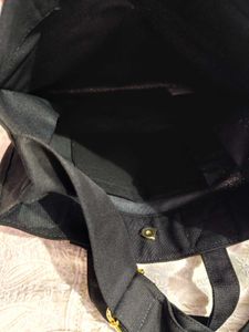 Paco Rabanne Black Canvas Tote Bag