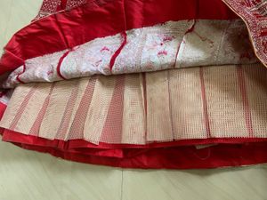 Stunning Red Embroidered Lehenga Choli