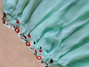 🌸 Beautiful Mint Green Ghagra Choli Set 🌸
