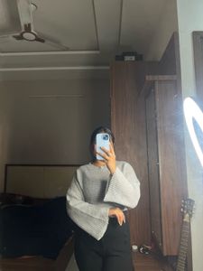Bell Sleeve Knit Top