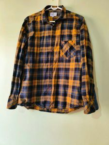 Plaid Flannel Shirt M size Regular
