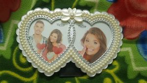 2Heart Shape Photo Frame. New Only