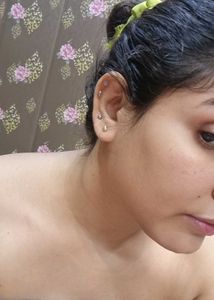 2 in 1 Gold Teardrop Earrings