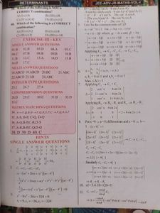 Vol-01 Class 11 Math JEE Advanced Book
