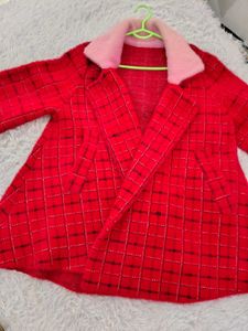 Combo of Cozy Red Jacket & Blue Blazer