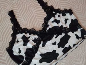 SHEIN Cow Print Cami Top