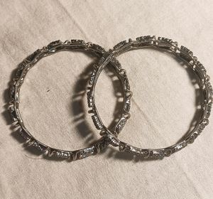 Artificial Silver Bangles