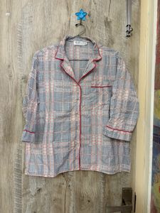 Comfy Plaid Pajama Top